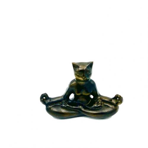 FIGURA DECO GATO YOGA