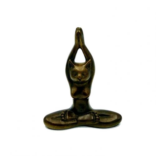 FIGURA DECO GATO YOGA
