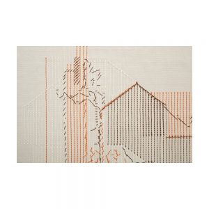 Alfombra Backstitch Composition Brick. GAN - Imagen 3